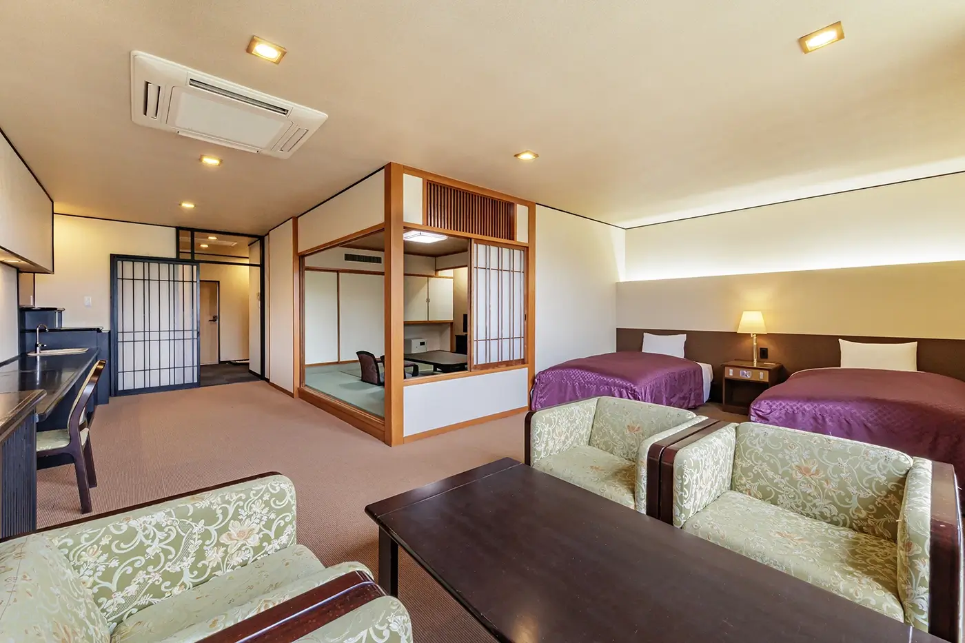 ホテルハワイアンズの部屋の写真