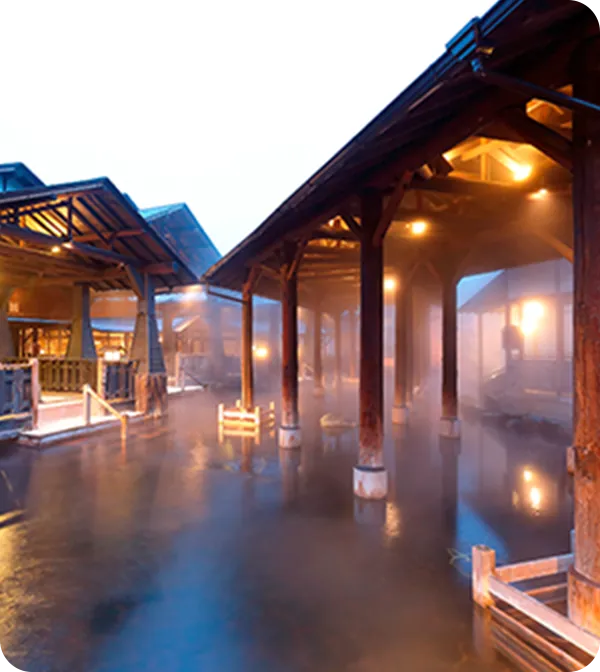 ホテルハワイアンズの大浴場の写真